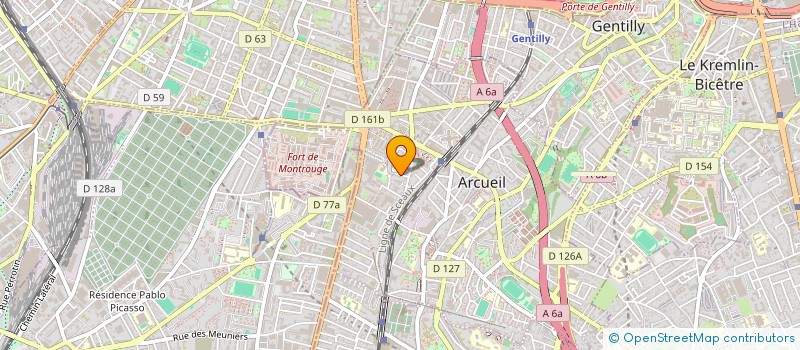 localisation de l'entreprise BERNARD LATARJET CONSEILS à ARCUEIL