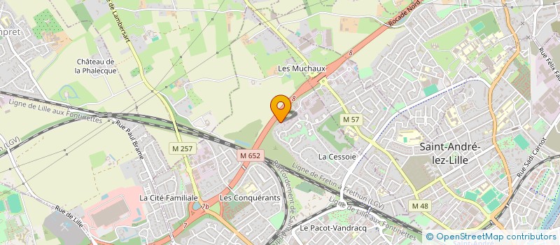 localisation de l'entreprise BERNARD LEFEBVRE à LAMBERSART