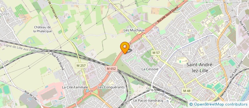 localisation de l'entreprise BERNARD LEFEBVRE MAINTENANCE à LAMBERSART