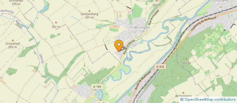 localisation de l'entreprise BERNARD LEROUGE CONSEIL  FRNINGEN