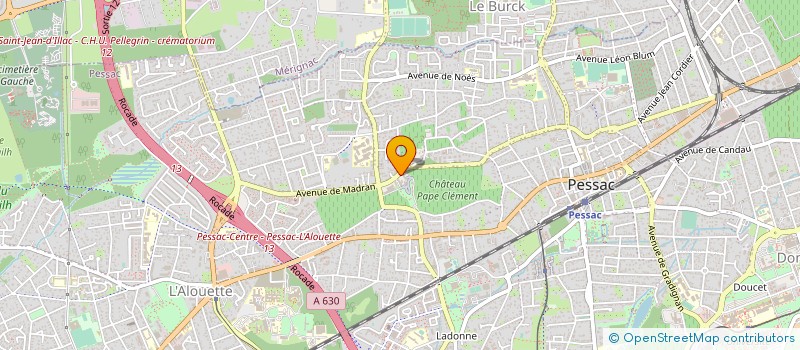 localisation de l'entreprise BERNARD MAGREZ-VIGNOBLES MAGREZ  PESSAC