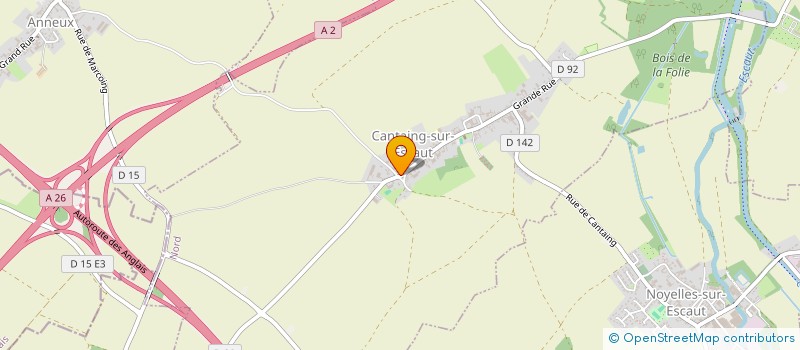 localisation de l'entreprise BERNARD MENOTTI ISOLATION à CANTAING-SUR-ESCAUT