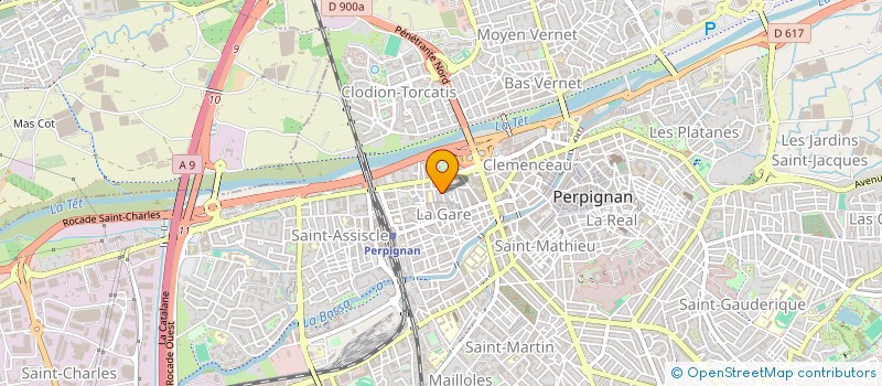 localisation de l'entreprise BERNARD MOREAU ARCHITECTE  PERPIGNAN