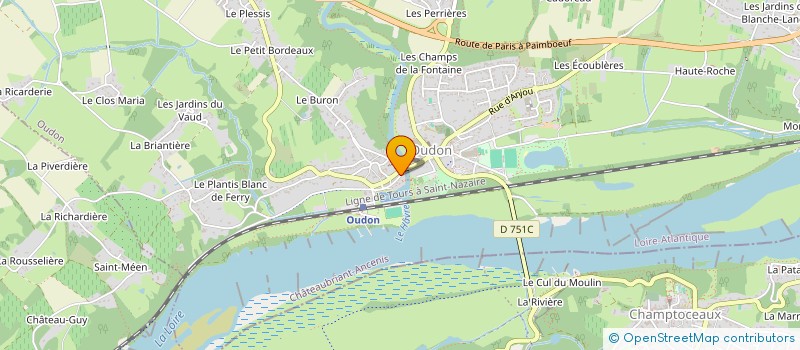 localisation de l'entreprise BERNARD MULTISPORT  OUDON