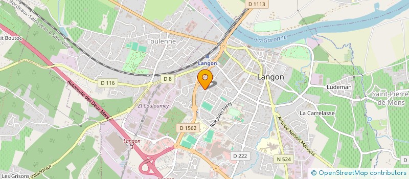localisation de l'entreprise BERNARD NAVARE à LANGON