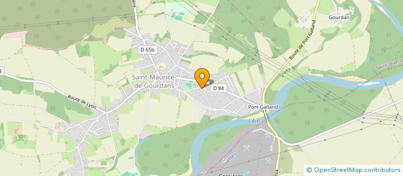 localisation de l'entreprise BERNARD PEYRAUD ET ASSOCIES à SAINT-MAURICE-DE-GOURDANS