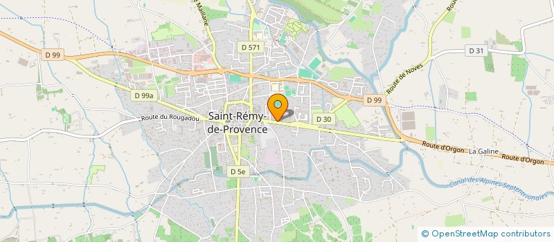 localisation de l'entreprise BERNARD REGINE ET CATHERINE à SAINT-REMY-DE-PROVENCE
