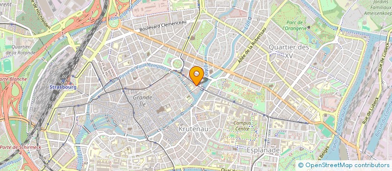 localisation de l'entreprise BERNARD SCHREIBER COIFFURES SARL  STRASBOURG