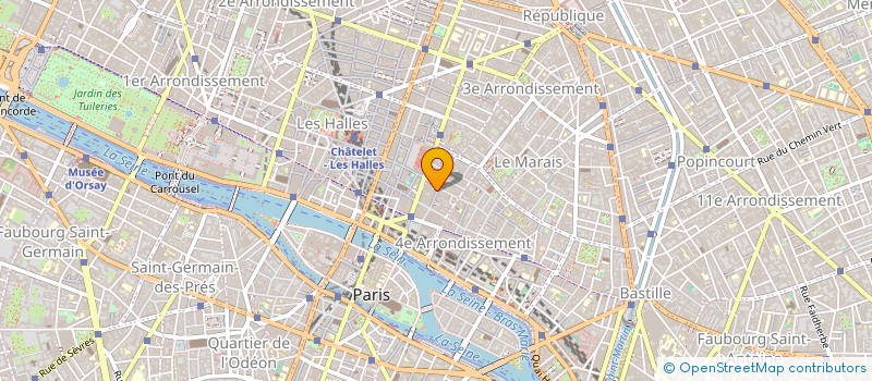localisation de l'entreprise BERNARD SERVICES à PARIS