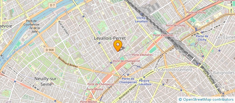localisation de l'entreprise BERNARD SIMON SA à LEVALLOIS-PERRET