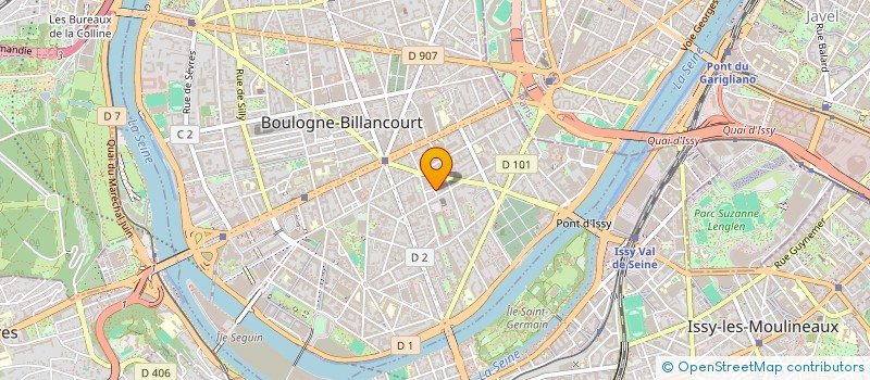 localisation de l'entreprise BERNARD TARDIEU EXPERTISES & CONSEILS  BOULOGNE-BILLANCOURT