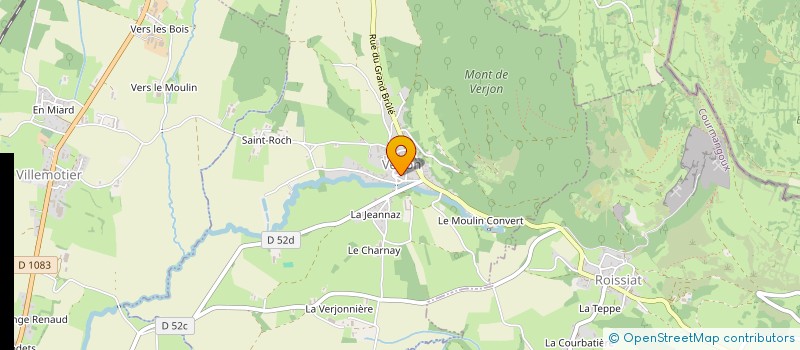 localisation de l'entreprise BERNARD VITTE  VERJON