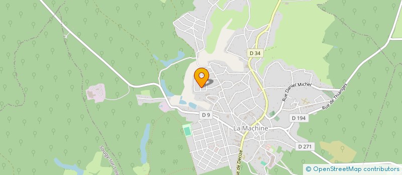 localisation de l'entreprise BERNARDCAILHOL LTV  LA MACHINE