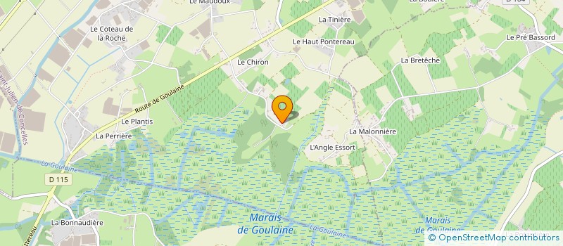 localisation de l'entreprise BERNARDEAU  SAINT-JULIEN-DE-CONCELLES