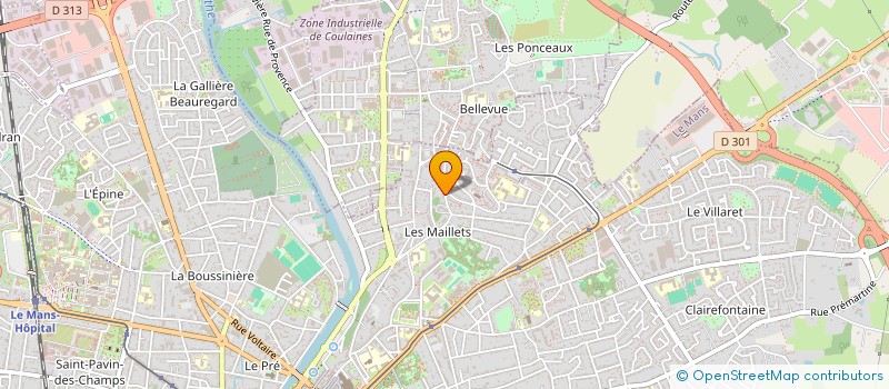 localisation de l'entreprise BERNARDFEILLARD  LE MANS