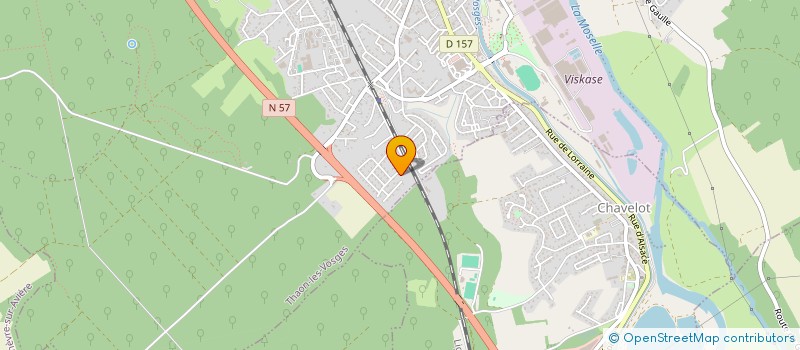 localisation de l'entreprise BERNARDI  THAON-LES-VOSGES