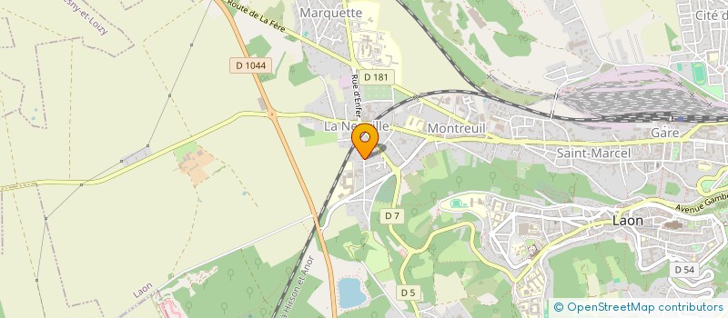 localisation de l'entreprise BERNARDI INVEST 2C à LAON