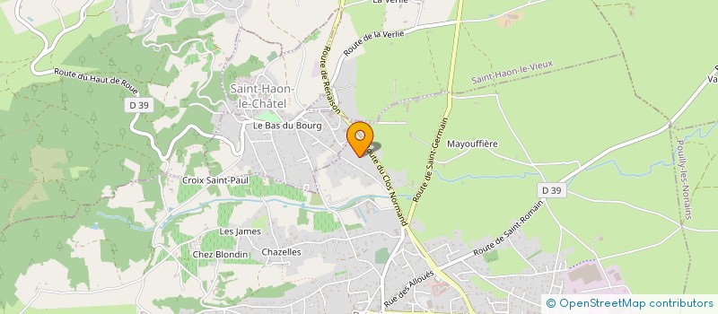 localisation de l'entreprise BERNARDIN IMMO  RENAISON