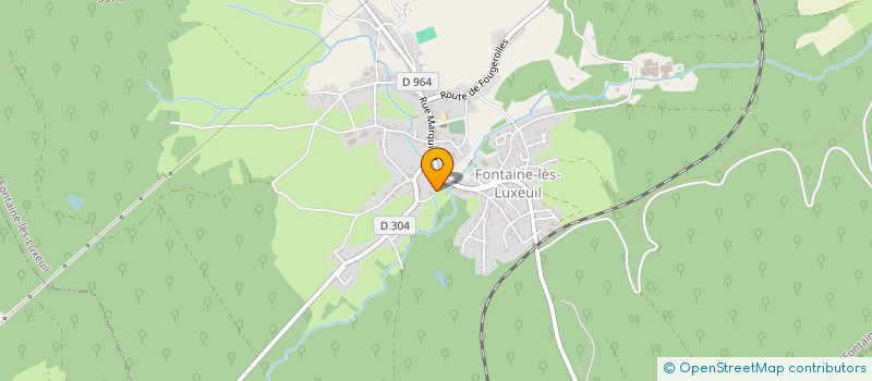 localisation de l'entreprise BERNARDIN JOSEPH ET FILS à FONTAINE-LES-LUXEUIL