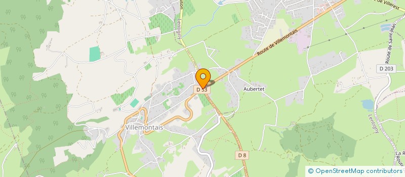 localisation de l'entreprise BERNARDIN JULIEN  VILLEMONTAIS