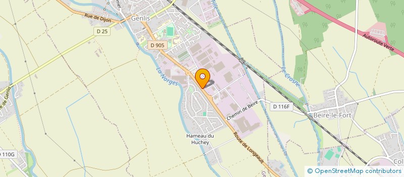 localisation de l'entreprise BERNARDIN MACONNERIE  GENLIS