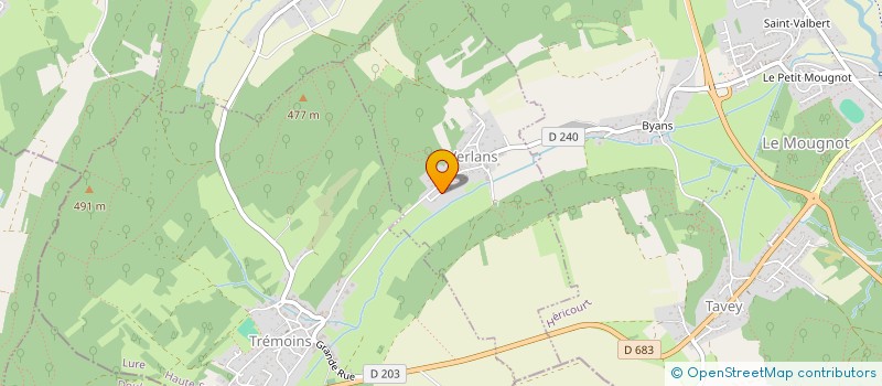 localisation de l'entreprise BERNARDIN PACEK  VERLANS