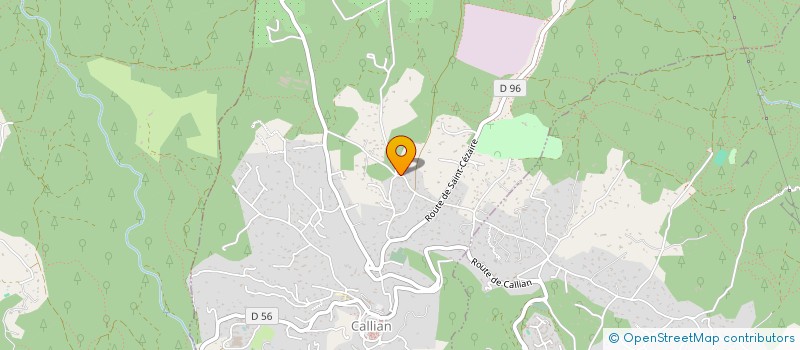 localisation de l'entreprise BERNARDINI  CALLIAN