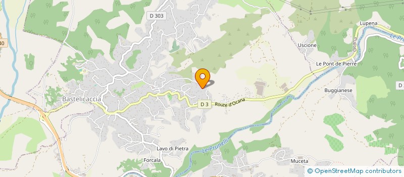 localisation de l'entreprise BERNARDINI & FILS à BASTELICACCIA
