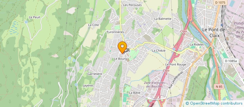 localisation de l'entreprise BERNARDOJAM  CLAIX