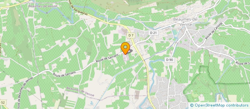 localisation de l'entreprise BERNARDONI à BEAUMES-DE-VENISE