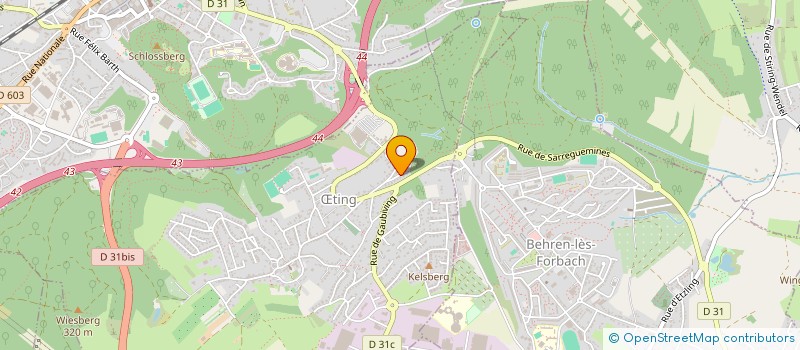 localisation de l'entreprise BERNAT  TING