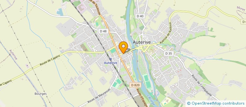 localisation de l'entreprise BERNAT ET FILS à AUTERIVE