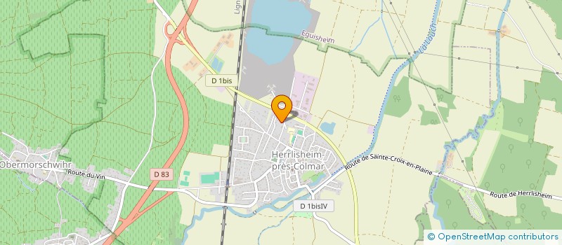 localisation de l'entreprise BERNAT INGERSHEIM  HERRLISHEIM-PRES-COLMAR