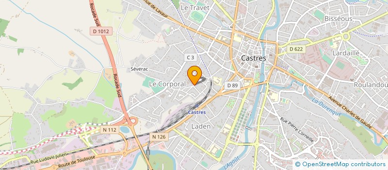 localisation de l'entreprise BERNAT SAULIERE EUROPE SA à CASTRES