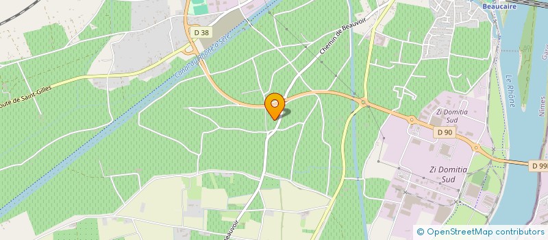 localisation de l'entreprise BERNAVON  BEAUCAIRE