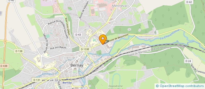 localisation de l'entreprise BERNAY AUTOMATION SA à BERNAY