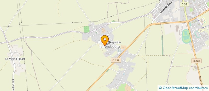 localisation de l'entreprise BERNAY BRICOLAGE  BELLE VIE EN AUGE