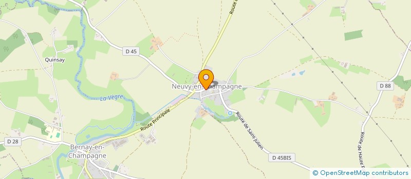 localisation de l'entreprise BERNAY EQUITATION 72  BERNAY-NEUVY-EN-CHAMPAGNE