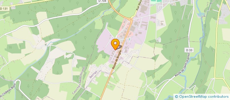 localisation de l'entreprise BERNAY LOISIRS  BERNAY