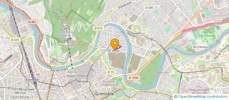 localisation de l'entreprise BERNE OLIVIER CARROSSERIE à GRENOBLE