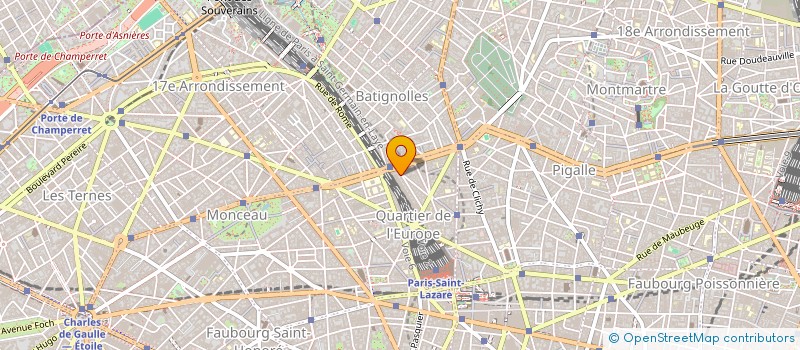 localisation de l'entreprise BERNE SAINT LAZARE  PARIS