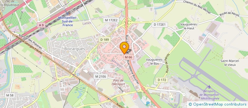 localisation de l'entreprise BERNEAU à LATTES