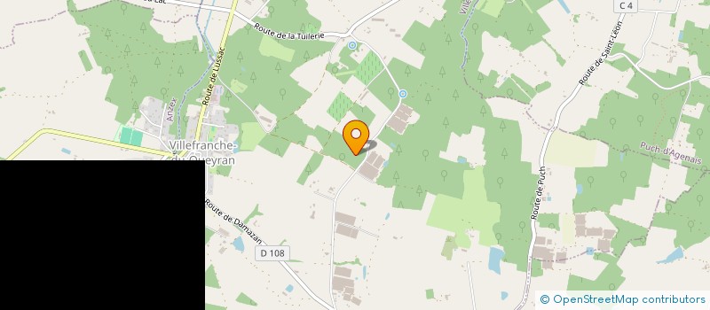 localisation de l'entreprise BERNECH  VILLEFRANCHE-DU-QUEYRAN
