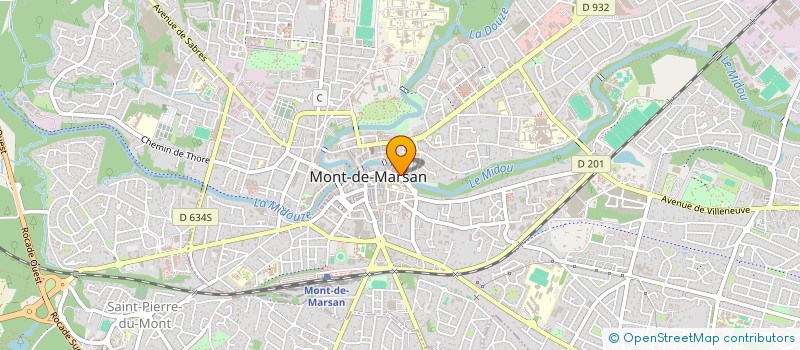 localisation de l'entreprise BERNEDE ET CANTIRAN à MONT-DE-MARSAN
