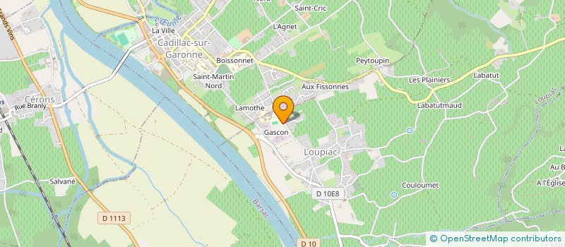 localisation de l'entreprise BERNEDE J.P.  LOUPIAC