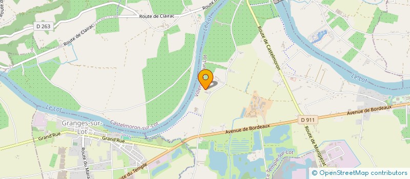 localisation de l'entreprise BERNEGE  LE TEMPLE-SUR-LOT