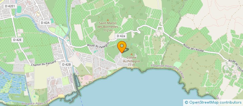 localisation de l'entreprise BERNEGRIS  LA LONDE-LES-MAURES