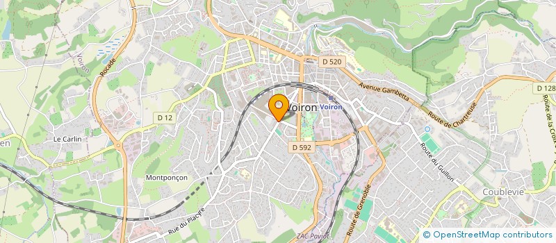 localisation de l'entreprise BERNERD NOTAIRES à VOIRON