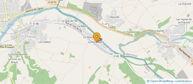 localisation de l'entreprise BERNERON à THENAY