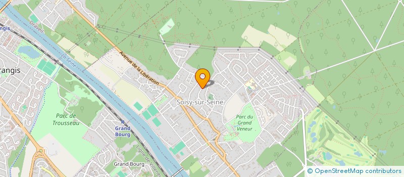 localisation de l'entreprise BERNET à SOISY-SUR-SEINE